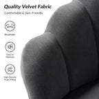 Fauteuil d'appoint de salon Yves Fauteuil club confortable avec pieds en métal doré | Karat Home
