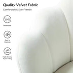 Fauteuil d'appoint de salon Yves Fauteuil club confortable avec pieds en métal doré | Karat Home