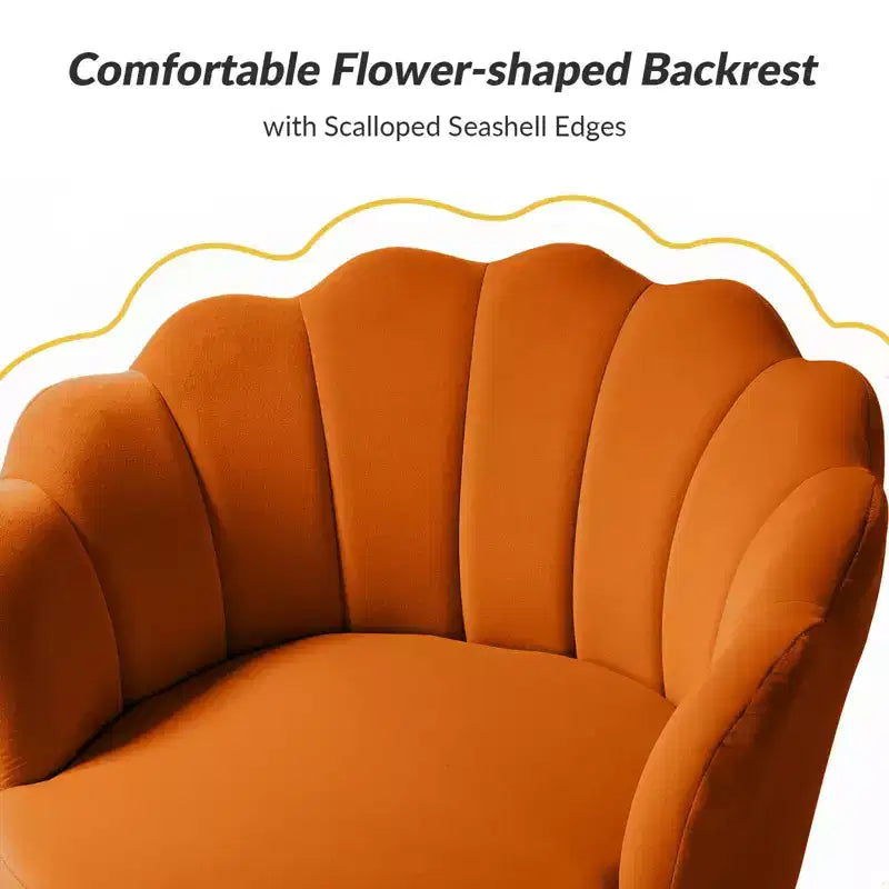Fauteuil d'appoint de salon Yves Fauteuil club confortable avec pieds en métal doré | Karat Home