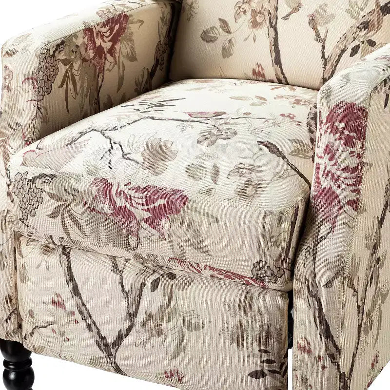 Fauteuil inclinable moderne en polyester Victor pour salon | Karat Home