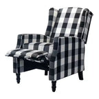 Fauteuil inclinable moderne en polyester Victor pour salon | Karat Home