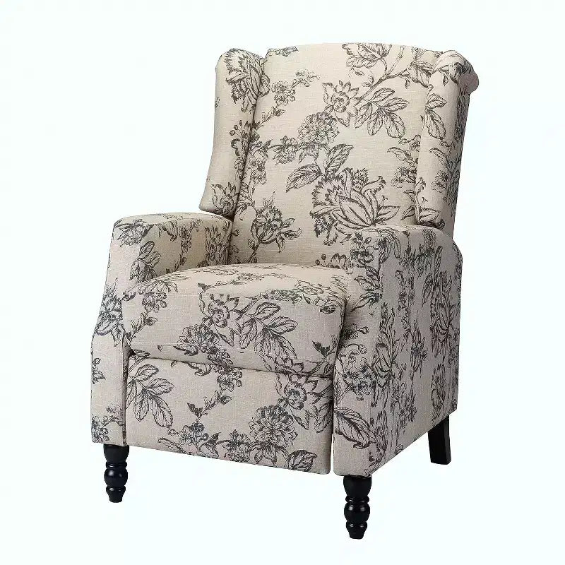 Fauteuil inclinable moderne en polyester Victor pour salon | Karat Home