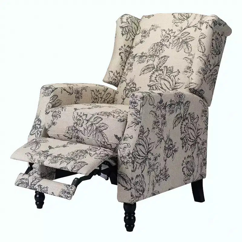 Fauteuil inclinable moderne en polyester Victor pour salon | Karat Home