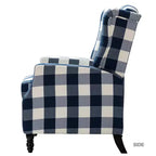 Fauteuil inclinable moderne en polyester Victor pour salon | Karat Home