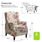 Fauteuil inclinable moderne en polyester Victor pour salon | Karat Home