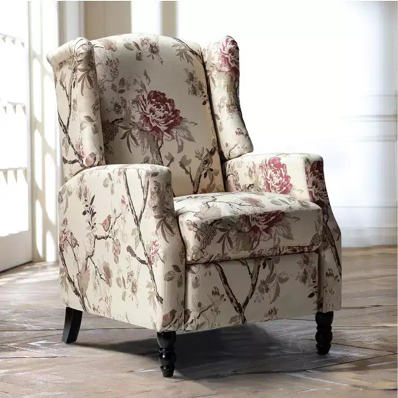 Fauteuil inclinable moderne en polyester Victor pour salon | Karat Home
