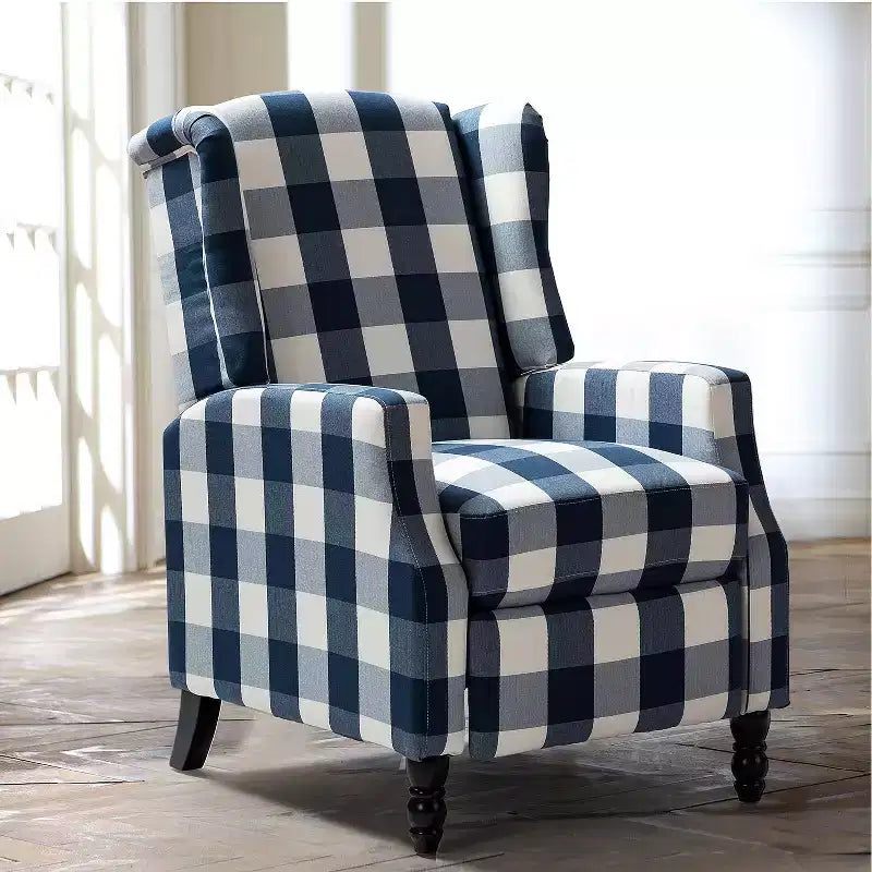 Fauteuil inclinable moderne en polyester Victor pour salon | Karat Home