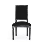Lot de 2 chaises de salle à manger tapissées en bois style campagne française Regina - Christopher Knight Home