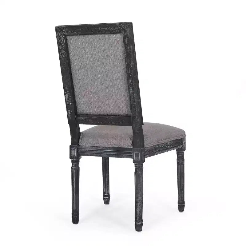 Lot de 2 chaises de salle à manger tapissées en bois style campagne française Regina - Christopher Knight Home