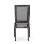 Lot de 2 chaises de salle à manger tapissées en bois style campagne française Regina - Christopher Knight Home