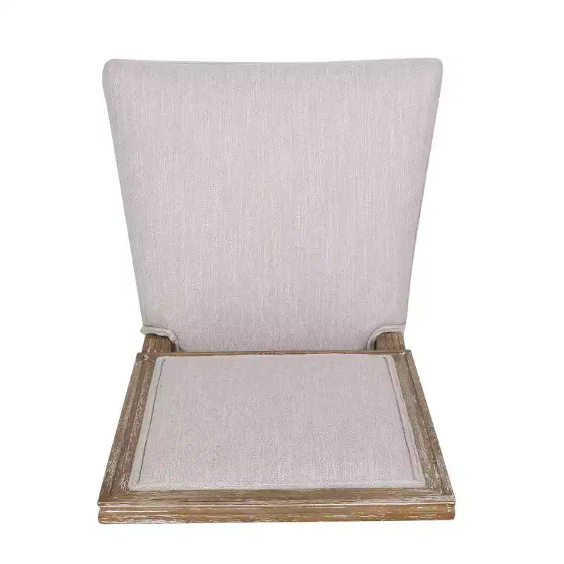 Lot de 2 chaises de salle à manger tapissées en bois style campagne française Regina - Christopher Knight Home