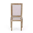 Lot de 2 chaises de salle à manger tapissées en bois style campagne française Regina - Christopher Knight Home