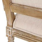 Lot de 2 chaises de salle à manger tapissées en bois style campagne française Regina - Christopher Knight Home