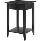 American Heritage End Table with Drawer Shelf - Breighton Home