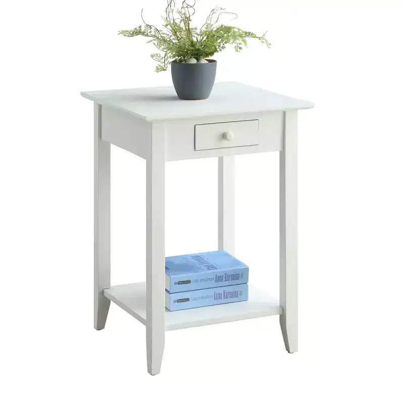 Table d'appoint American Heritage avec étagère à tiroir - Breighton Home