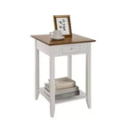 Table d'appoint American Heritage avec étagère à tiroir - Breighton Home