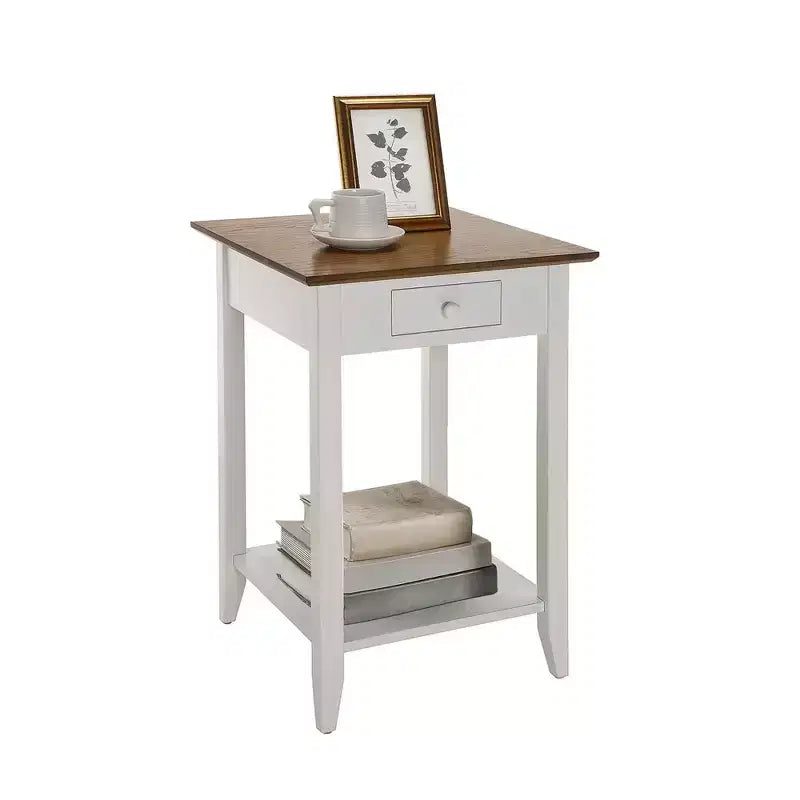 Table d'appoint American Heritage avec étagère à tiroir - Breighton Home