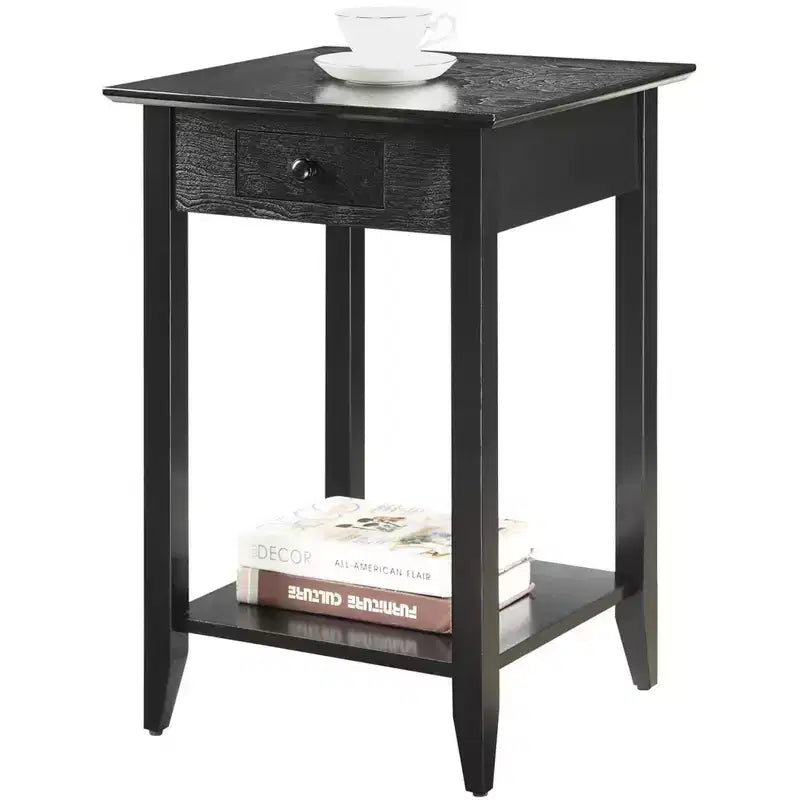 Table d'appoint American Heritage avec étagère à tiroir - Breighton Home