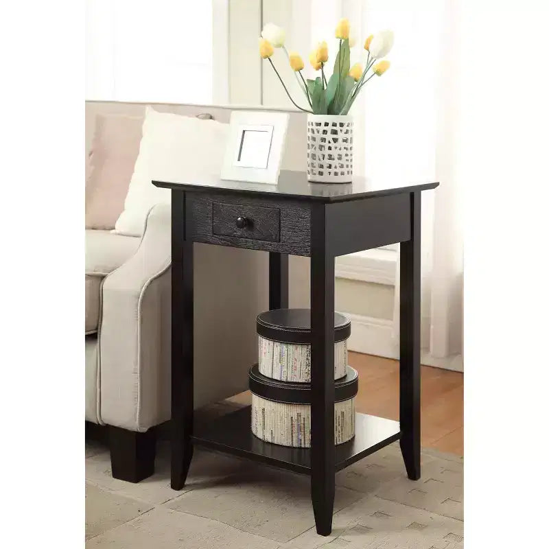 Table d'appoint American Heritage avec étagère à tiroir - Breighton Home