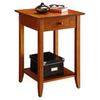 Table d'appoint American Heritage avec étagère à tiroir - Breighton Home