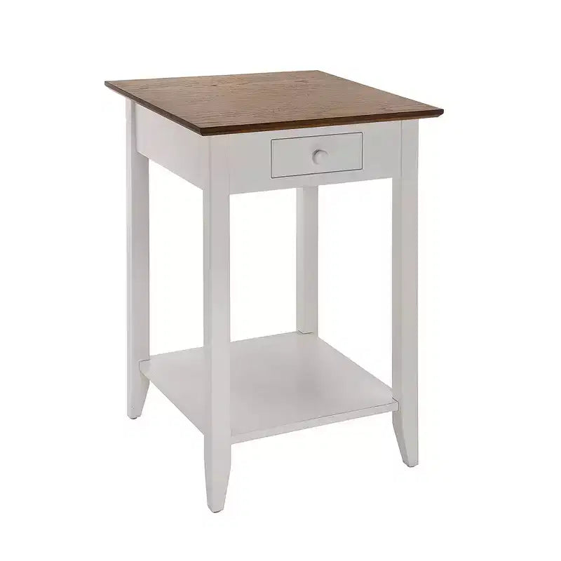 Table d'appoint American Heritage avec étagère à tiroir - Breighton Home