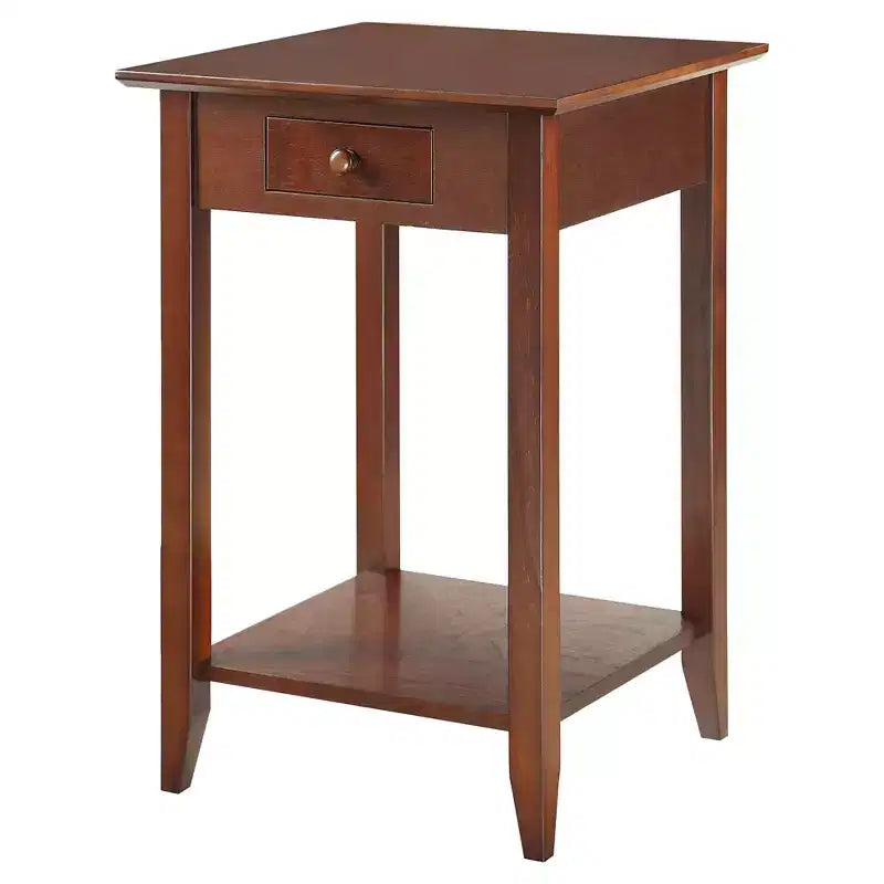 Table d'appoint American Heritage avec étagère à tiroir - Breighton Home