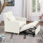 Chaise longue convertible 3-en-1 en lit, noir