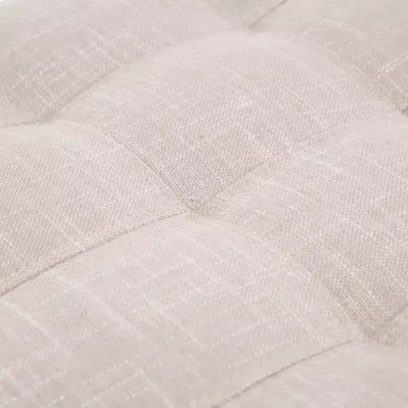 HOMCOM Grand banc de rangement capitonné 42 po en tissu de lin avec couvercle à fermeture en douceur pour salon, entrée ou chambre à coucher