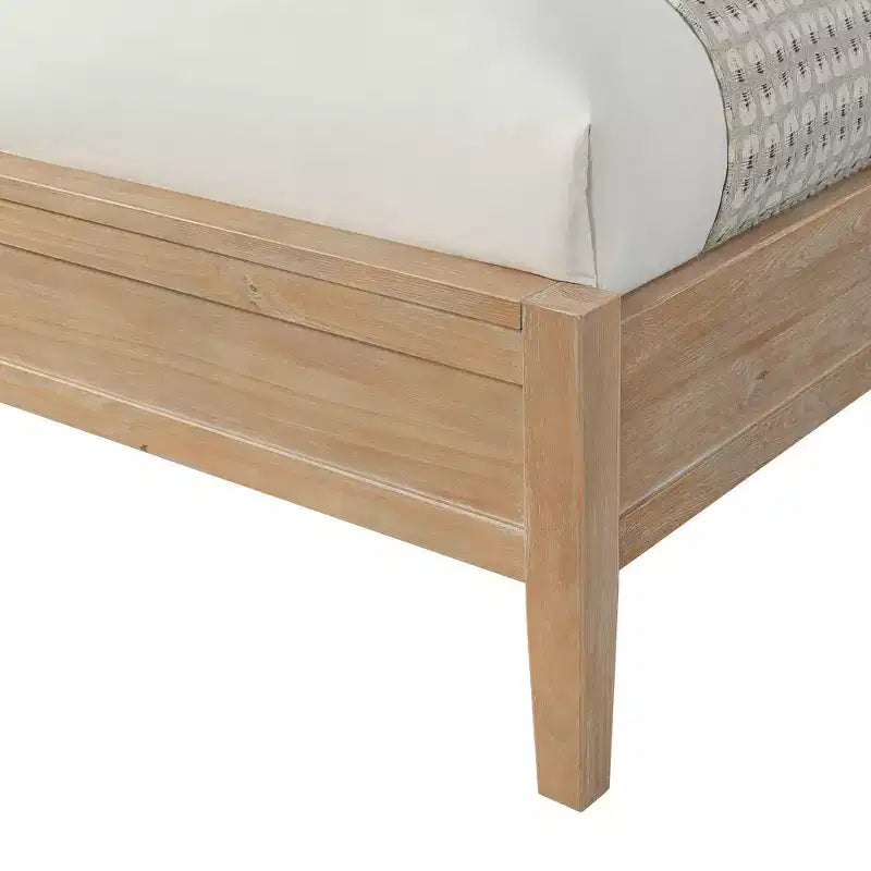 Lit Arden Panel Wood Driftwood Clair - Alaterre Furniture