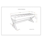Grand banc de style ottoman David - WyndenHall