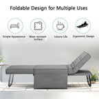 Canapé Convertible Lit Canapé Fauteuil Ottoman Pliant Fauteuils Inclinables pour Salon