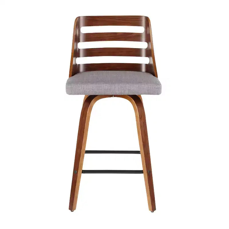 Ensemble de 2 tabourets de bar hauteur comptoir rembourrés Trevi - Lumisource