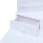Coiffeuse et tabouret La Petite Princesse Anna Fantasy Fields avec miroir et rangements, blanc