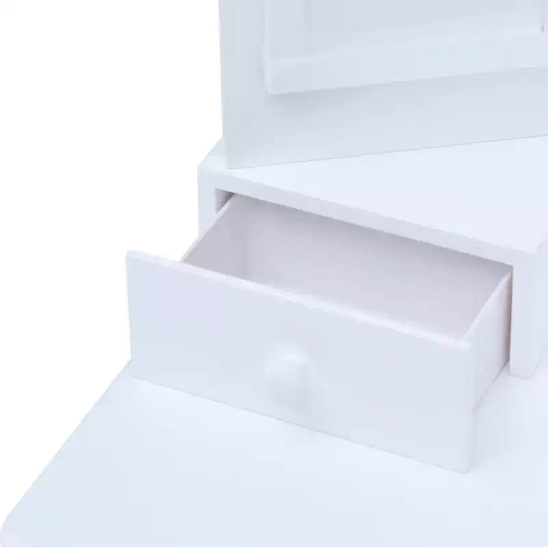 Coiffeuse et tabouret La Petite Princesse Anna Fantasy Fields avec miroir et rangements, blanc