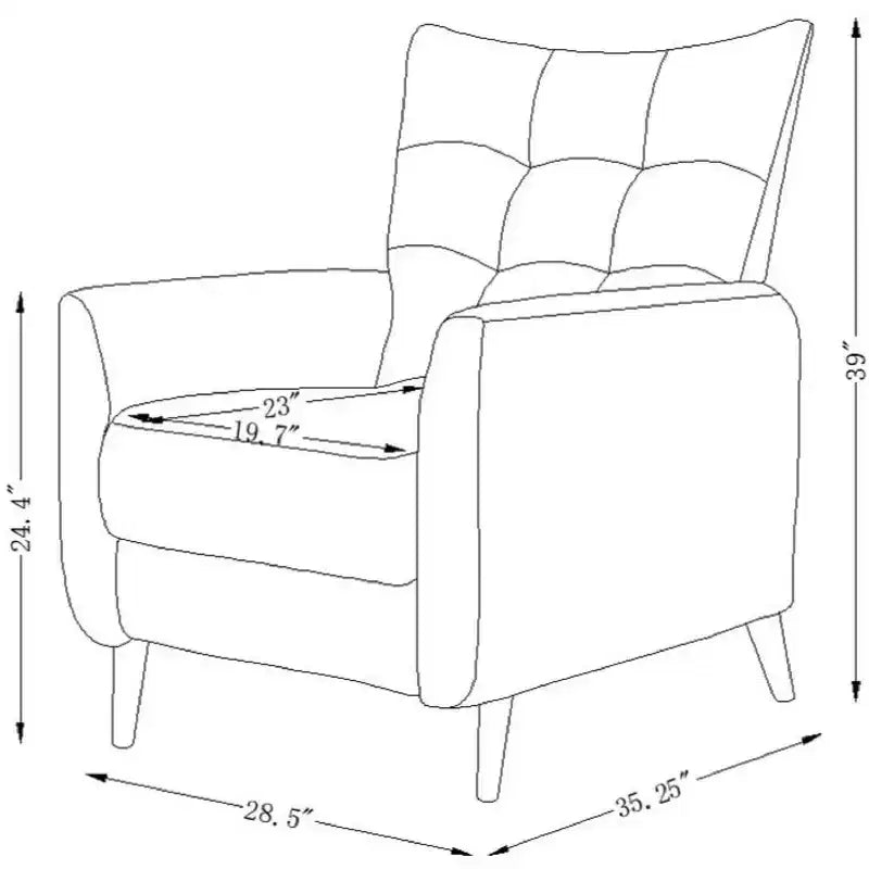 Fauteuil inclinable Tacho| ART OF LIVING DESIGNS