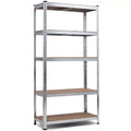 Costway 71'' Heavy Duty Storage Shelf Steel Metal Garage Rack 5 Level Adjustable Shelves