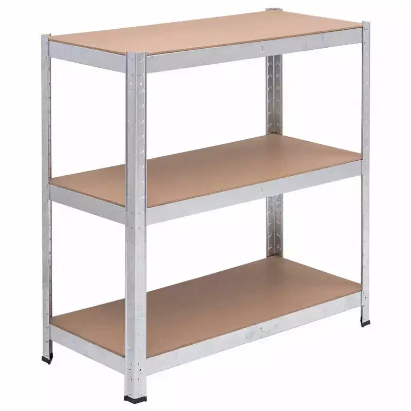 Costway Étagère de Rangement Robuste en Acier pour Garage 180 cm, 5 Niveaux Réglables