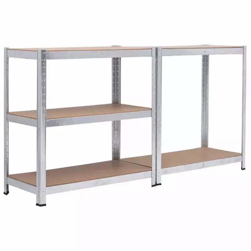 Costway Étagère de Rangement Robuste en Acier pour Garage 180 cm, 5 Niveaux Réglables