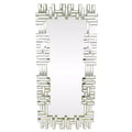 Northlight 47 Champagne Gold Rectangular Modern Home Wall Mirror