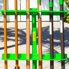 Green Touch Industries Inc Grand support de rangement en acier pour outils à main, pour remorques ouvertes, vert