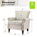 Lot de 2 fauteuils Cythnus avec coussins amovibles | ART OF LIVING DESIGNS