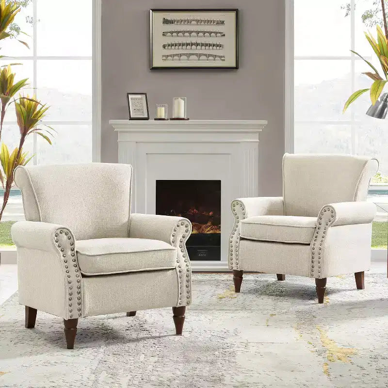 Lot de 2 fauteuils Cythnus avec coussins amovibles | ART OF LIVING DESIGNS