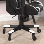 Chaise de bureau de jeu Flash Furniture X20, type baquet, pour ordinateur, réglable, avec dossier inclinable et roulettes transparentes