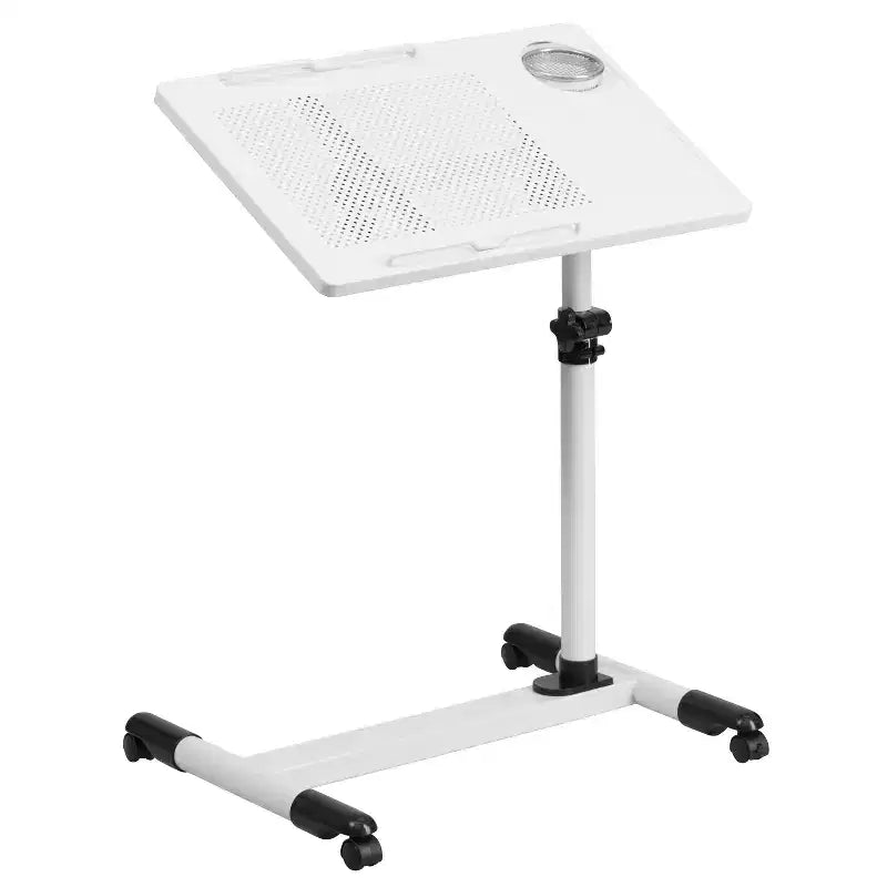 Emma and Oliver Adjustable Height Steel Mobile Computer Desk