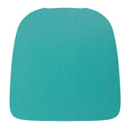 Flash Furniture Perry Lot de 4 sièges en bois de polyrésine avec bords arrondis pour chaises et tabourets en métal colorés