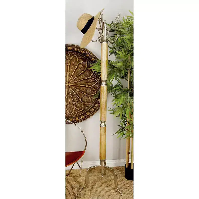 Porte-manteau traditionnel en aluminium 72 x 19 - Olivia & May