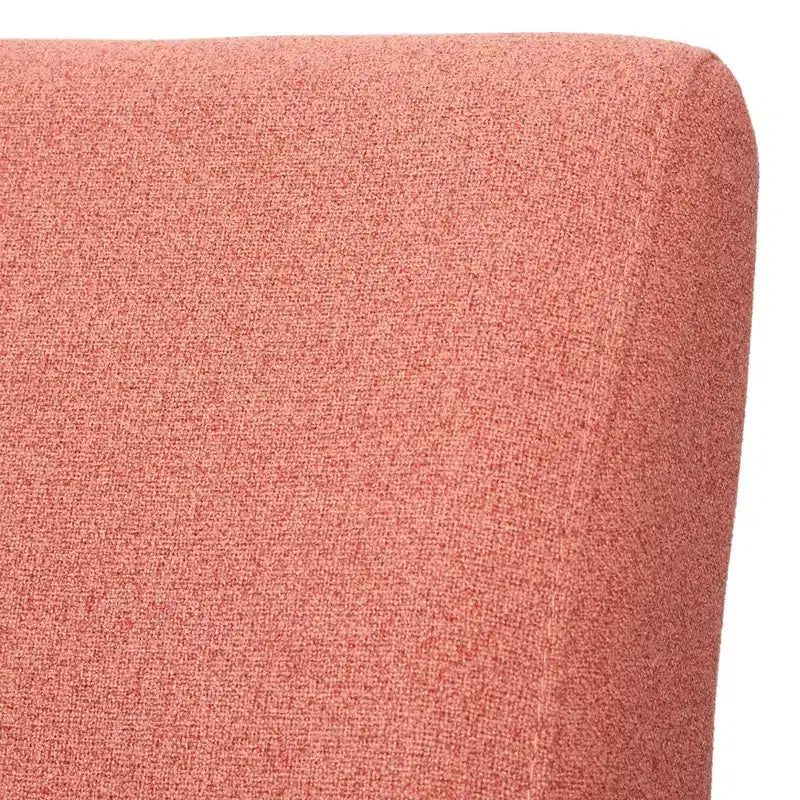 Buylateral Lot de 2 chaises de salle à manger sans accoudoirs Estelle en tissu d'ameublement