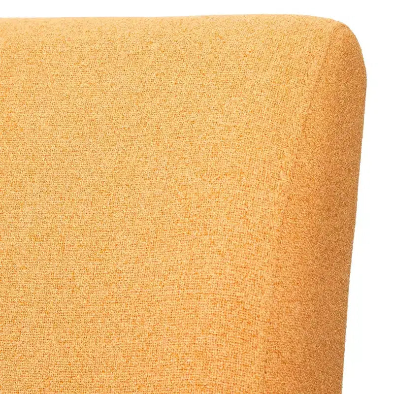 Buylateral Lot de 2 chaises de salle à manger sans accoudoirs Estelle en tissu d'ameublement
