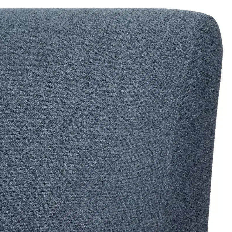 Buylateral Lot de 2 chaises de salle à manger sans accoudoirs Estelle en tissu d'ameublement