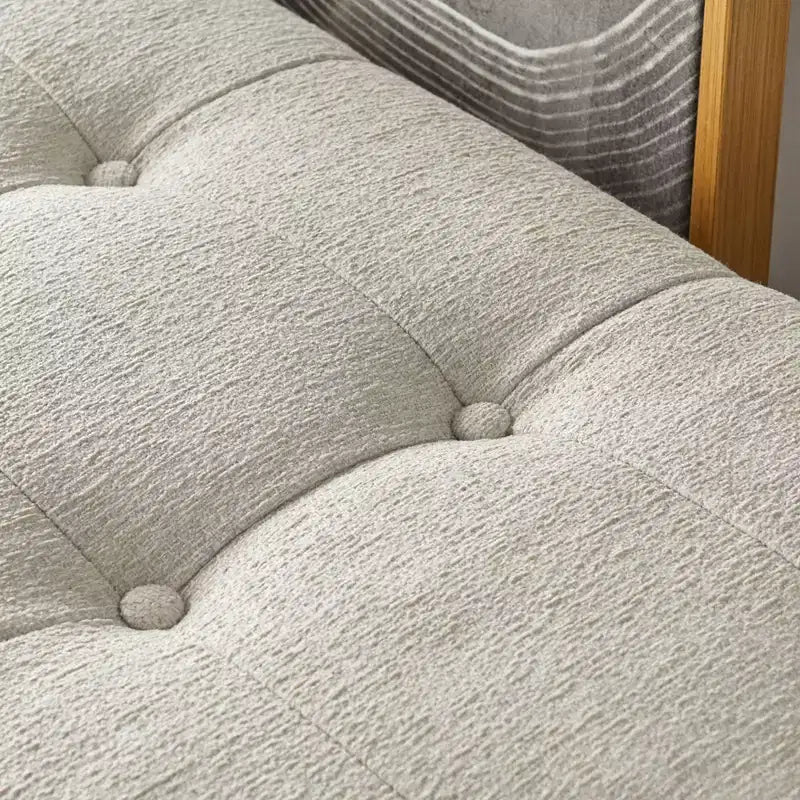 Banc/Ottoman de rangement Tate Chenille - angelo:HOME